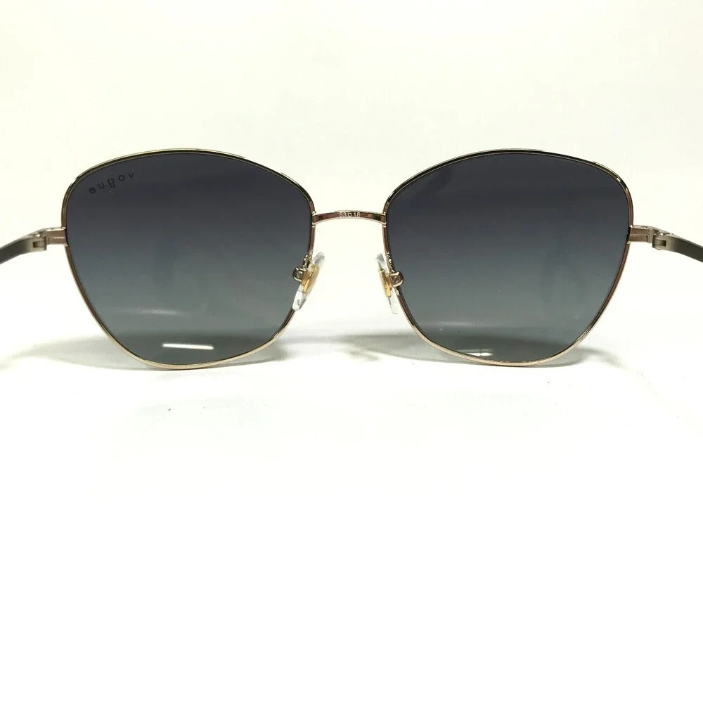 Vogue Sunglasses VO4232-S 848/4L Shiny Gold Cat Eye Frames with Gray Lenses
